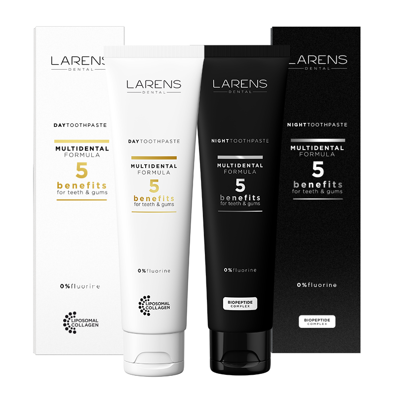 Larens Dental Day & Night Toothpastes Set