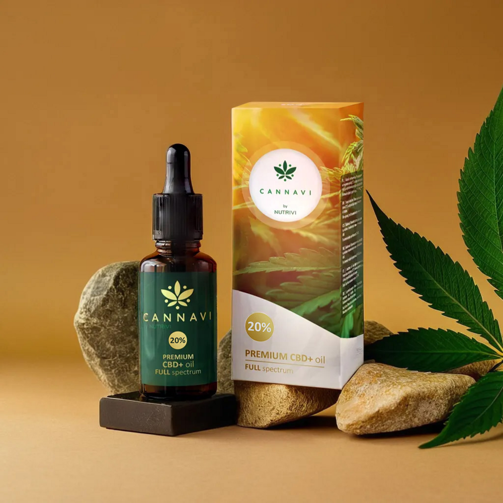 Cannavi by Nutrivi CBD+ Oil Full Spectrum 20%