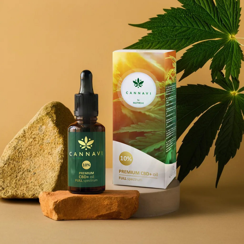 Cannavi by Nutrivi CBD+ Oil Full Spectrum 10%